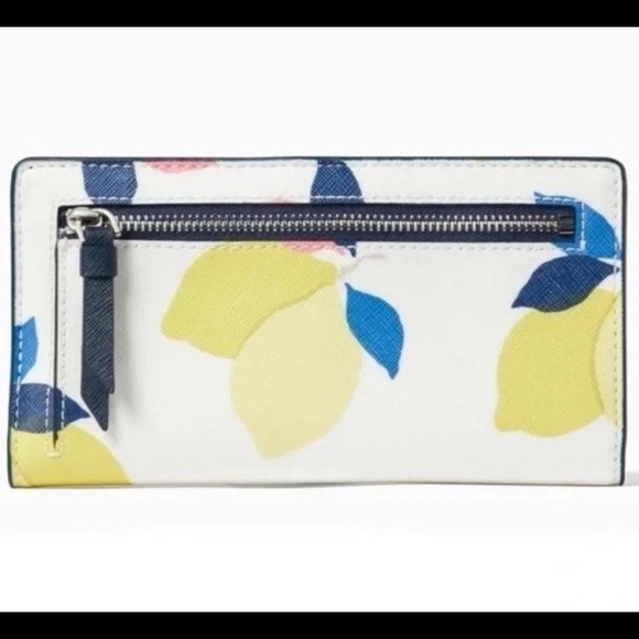 Kate Spade Eva Lemon Zest Small Bucket Crossbody Bag & Cameron Large Wallet Set - Picture 11 of 12